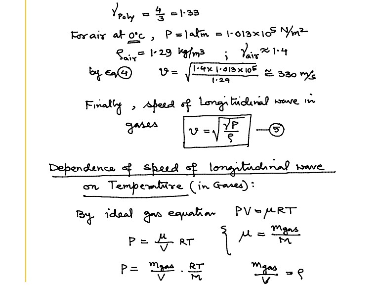 Speed of Longitudinal Waves in Gases – ISC PHYSICS